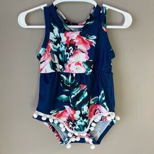 NWT Floral Baby Romper